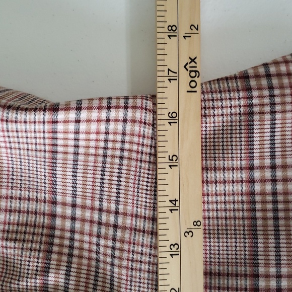 Ann Taylor Factory Midi Sheath Dress 10 Plaid Neutral Career Business Office - Picture 13 of 15